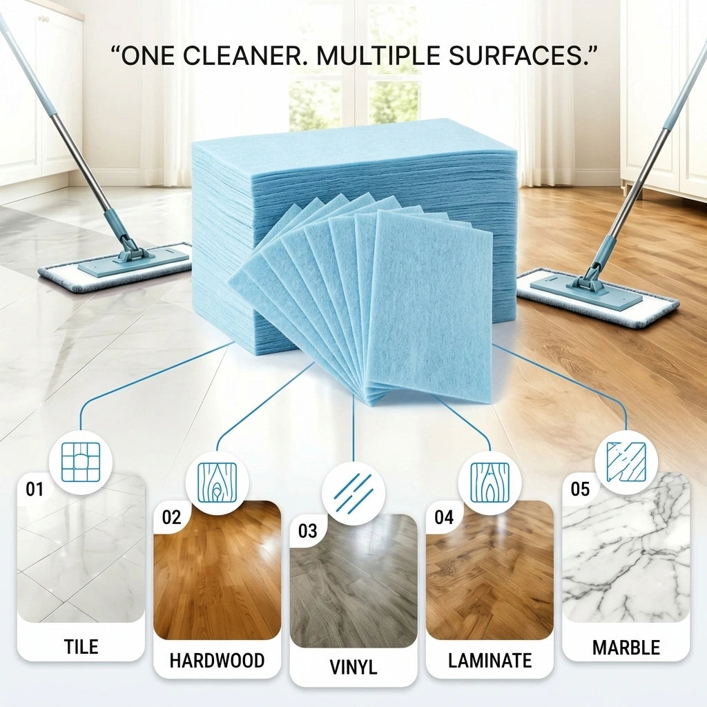 MopEase - Cleaning Sheets | Quick Dissolve | Fresh Finish