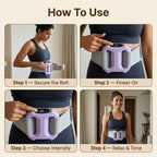 SlimFit™ - Heated Massage Belt | Rechargeable | Adjustable Strap | Multi Mode