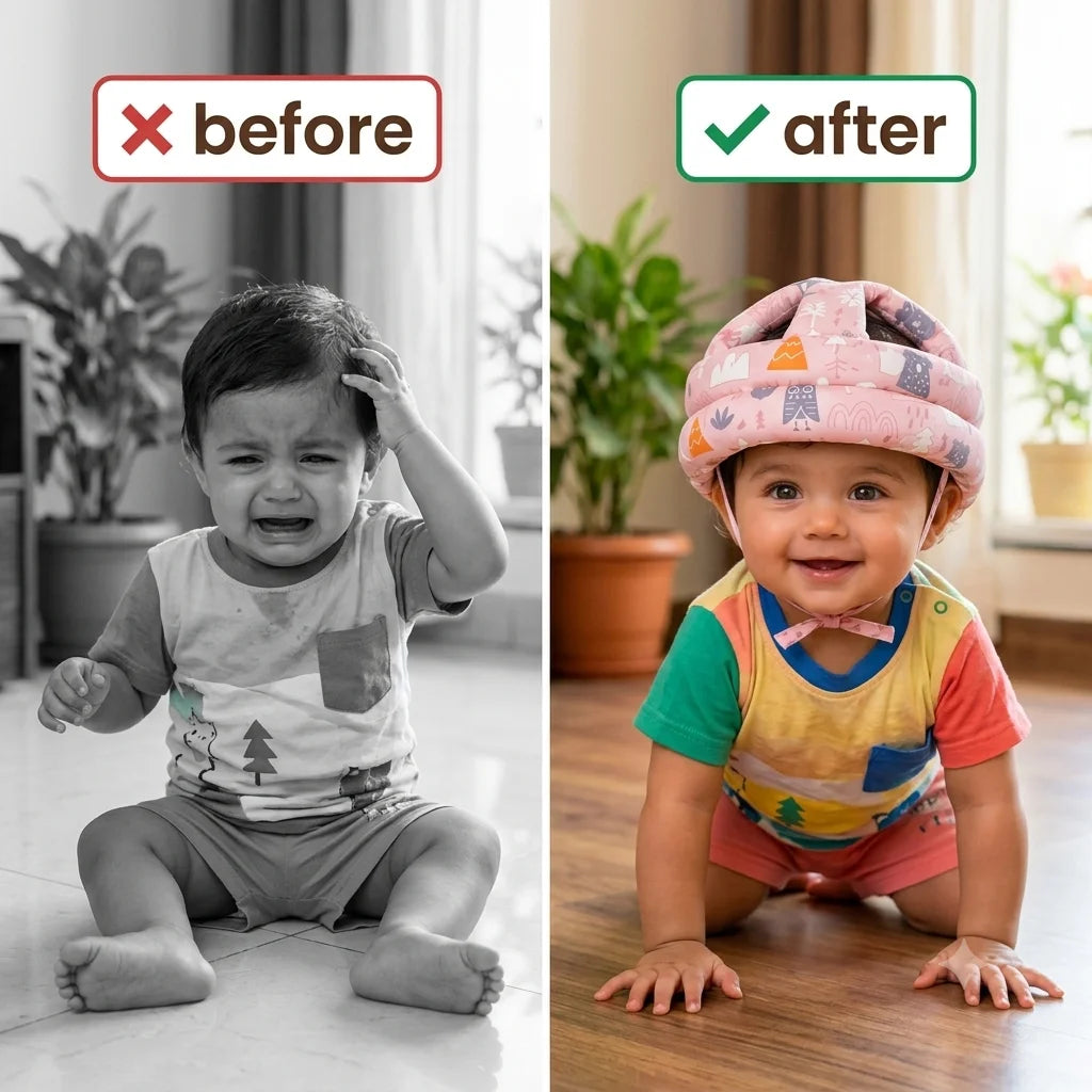 BabyBump™ - Head Protector | Soft Padding  | Adjustable Straps | Lightweight