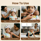 BabyBump™ - Head Protector | Soft Padding  | Adjustable Straps | Lightweight