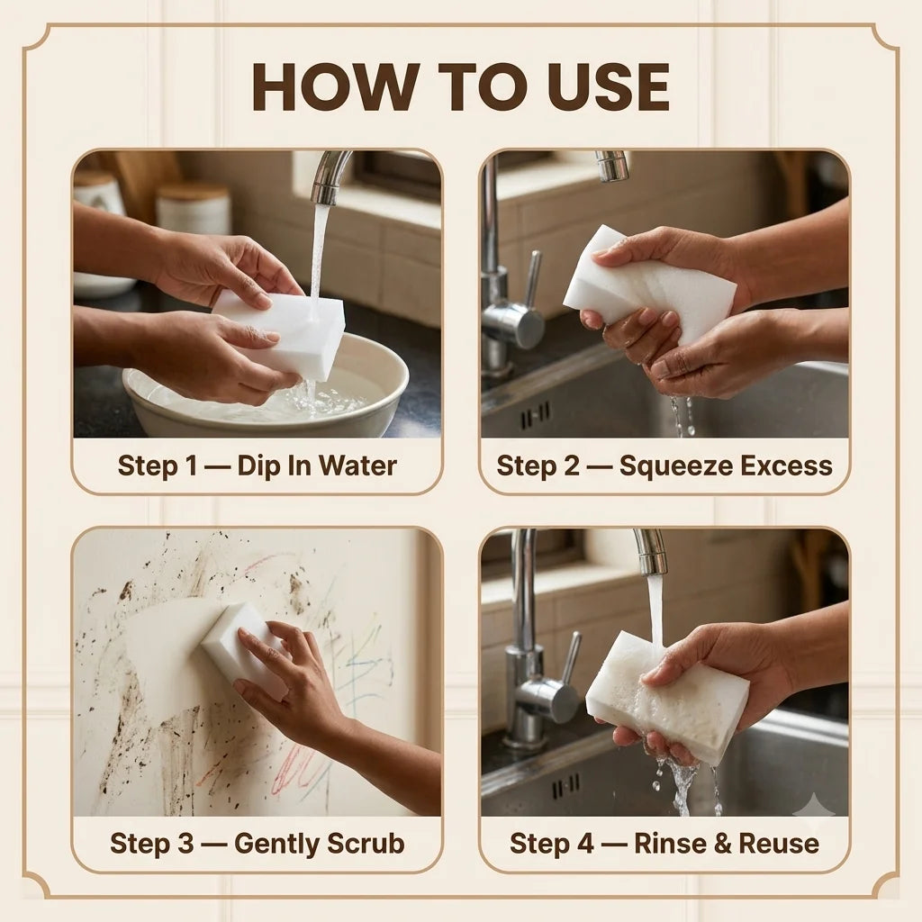 MagicEraser - Water-Activated Cleaning Sponges | Hard Surfaces | Pack of 2