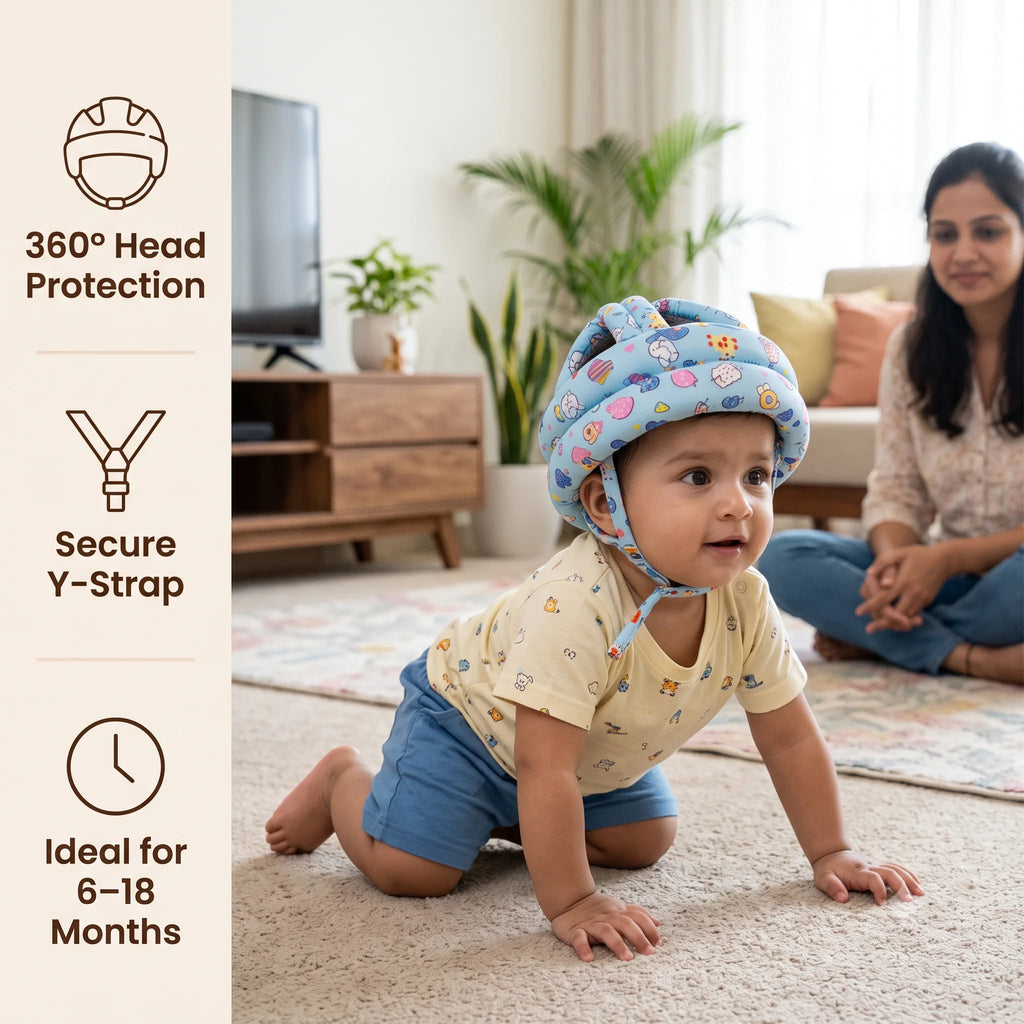 BabyBump™ - Head Protector | Soft Padding  | Adjustable Straps | Lightweight