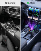 CarChargePro -  4-in-1 Cables | 120W Fast Charger | 180° Rotation
