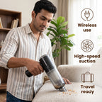 3in1Vaccum — Wireless Car Vacuum & Blower | HEPA Filter | Multi-Purpose Cleaning