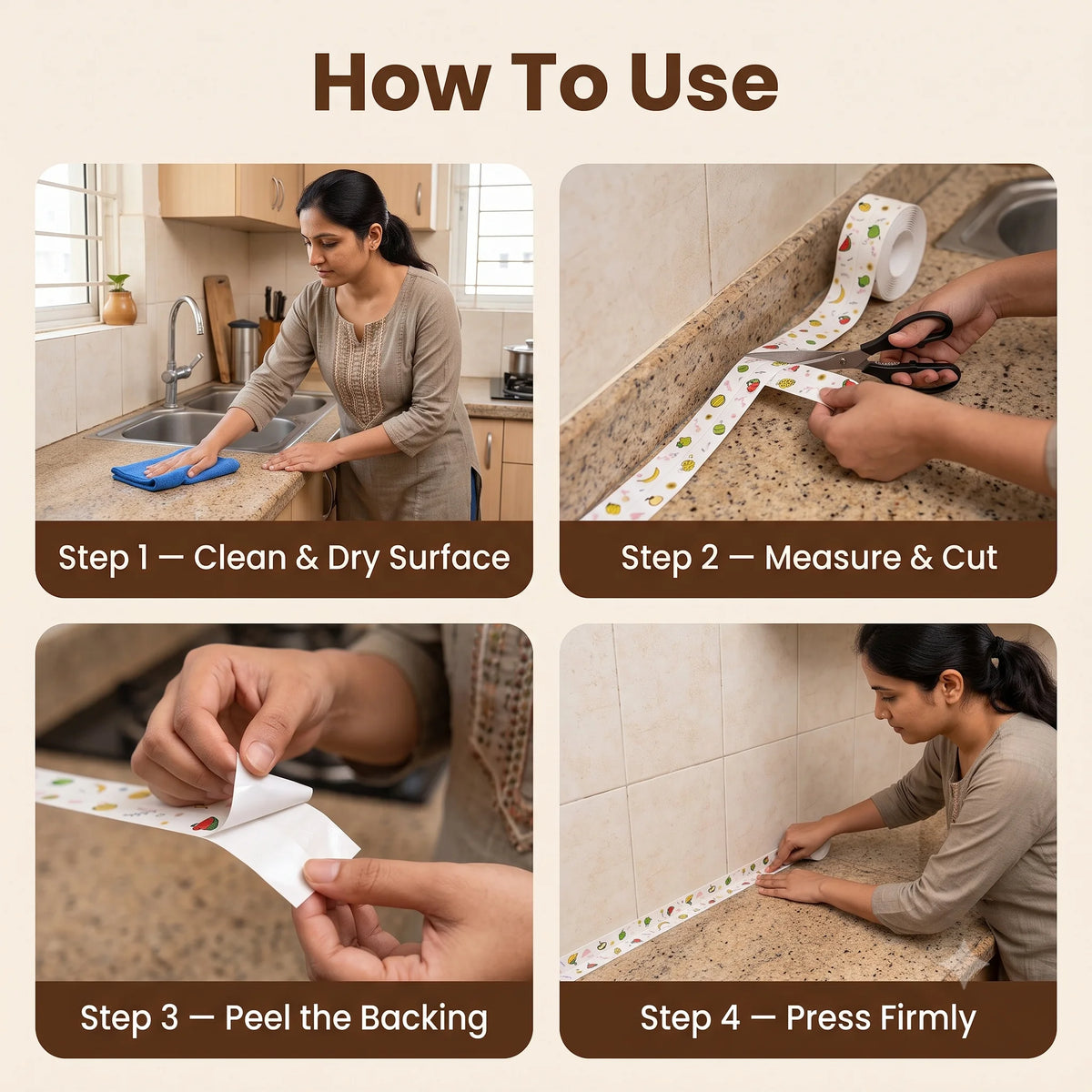 EdgeGuard™ - Gap Seal Tape | Waterproof Strip | Easy Cut & Stick