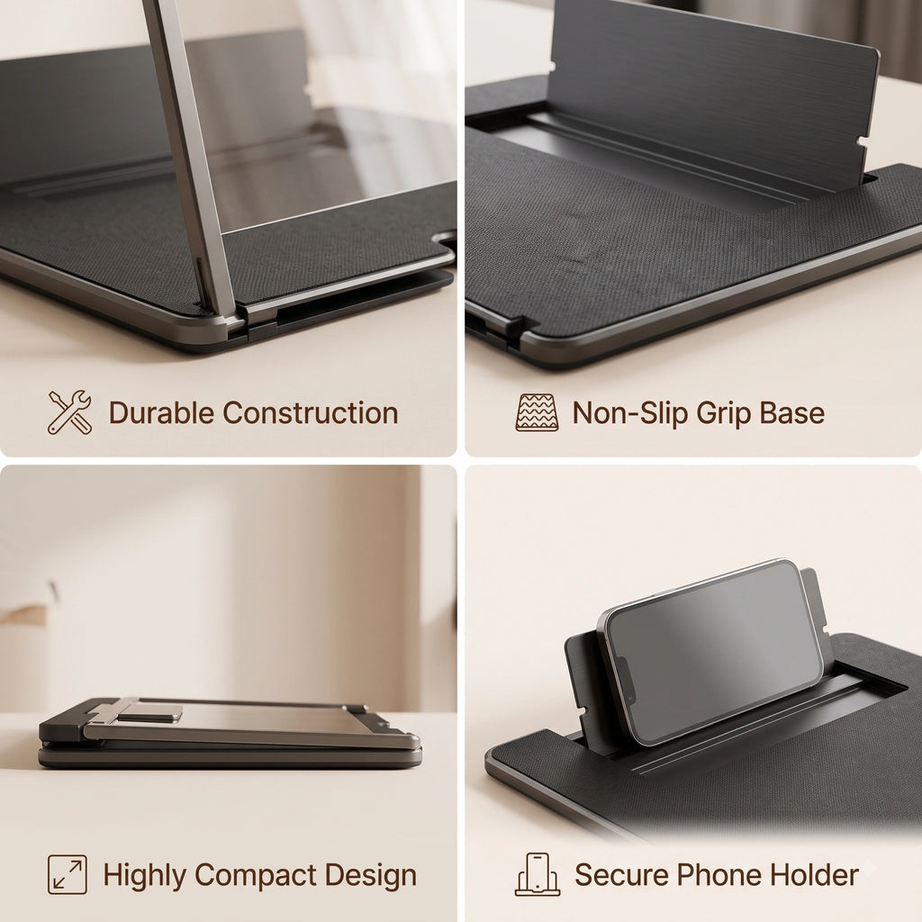 MaxVision— Mobile Magnifier | Cinema-Like Display| Adjustable Angle |Travel Friendly
