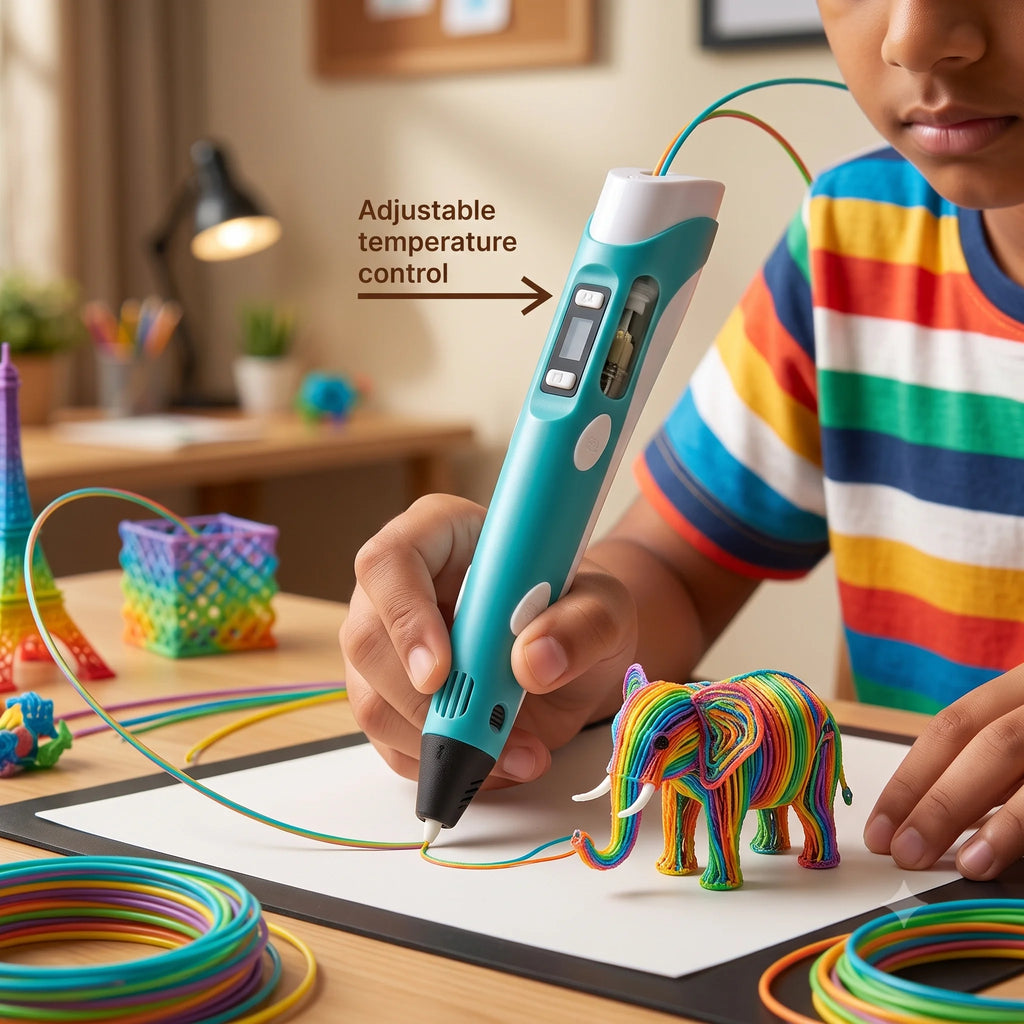 LittleCraft 3D Pen — LCD Display | Adjustable Heat | Easy Loading | Comfy Grip