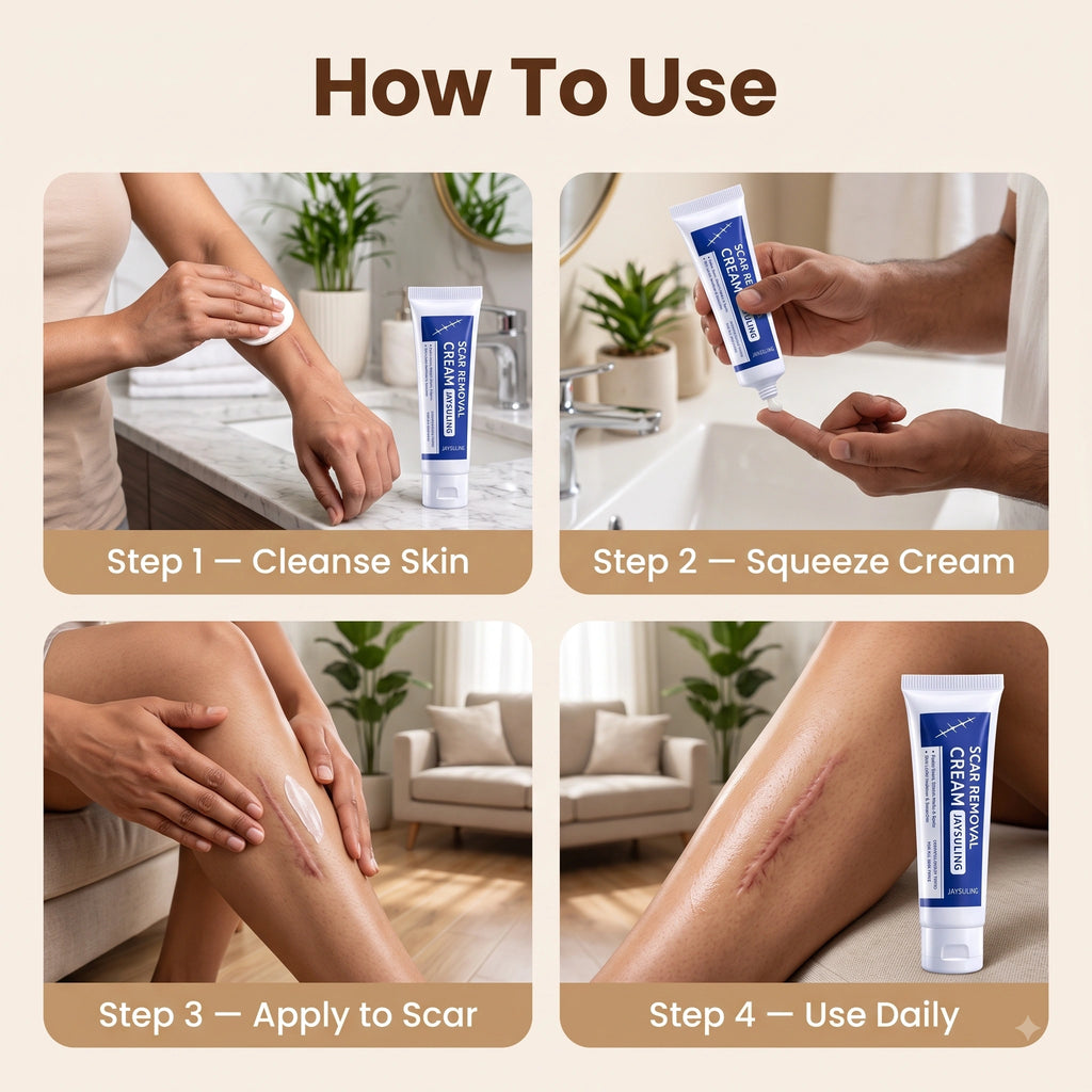 DermaCream — Scar Removal Cream  | Keloid & Stretch Mark Care | Softening & Flattening