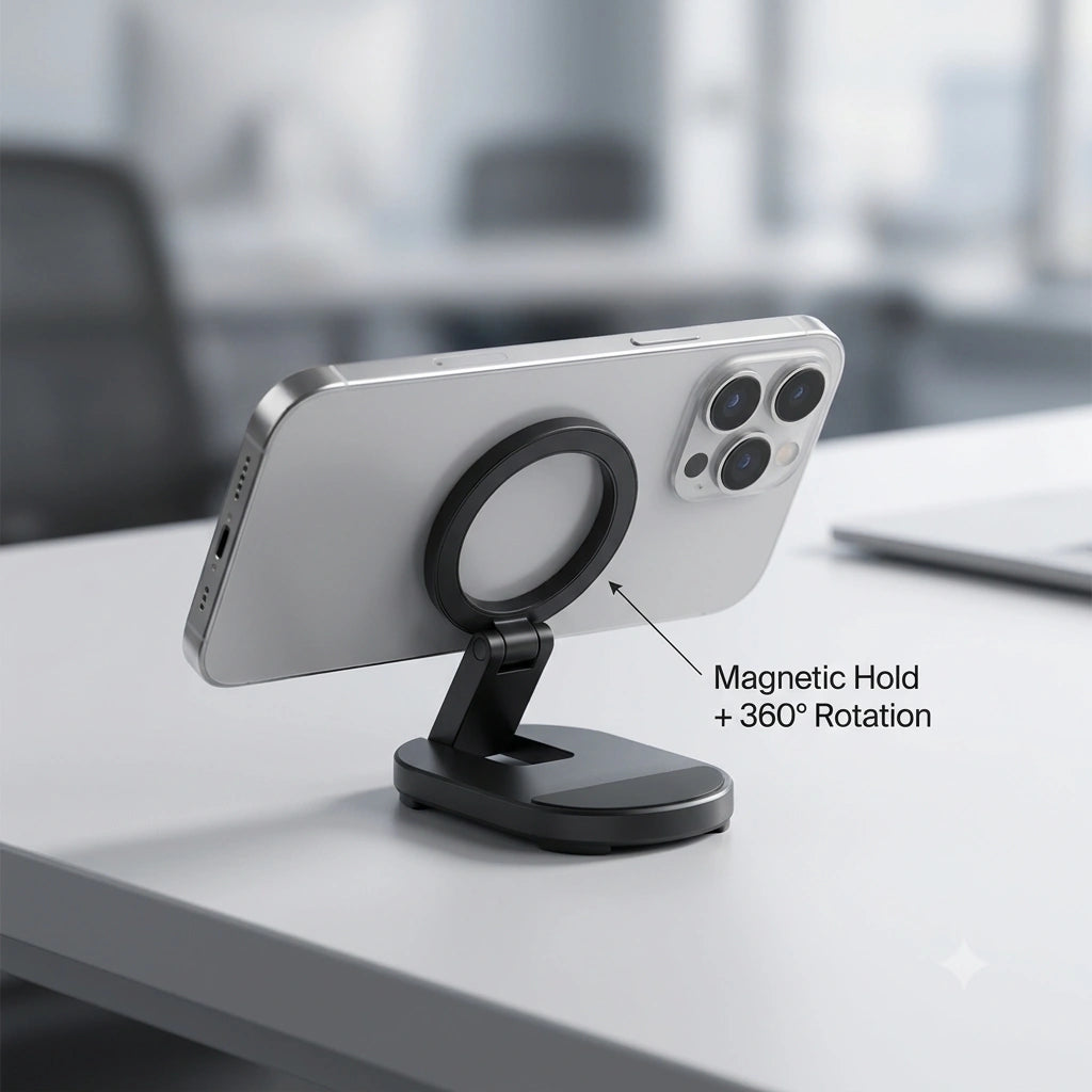 MagMount - Rotatable Phone Holder | Magnetic Attachment | Flexible | 360° Rotation