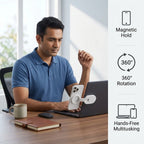 MagMount - Rotatable Phone Holder | Magnetic Attachment | Flexible | 360° Rotation