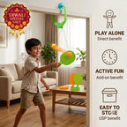SoloPong™ - Solo Table Tennis Trainer | Door-Mount Setup | Self-Returning Ball