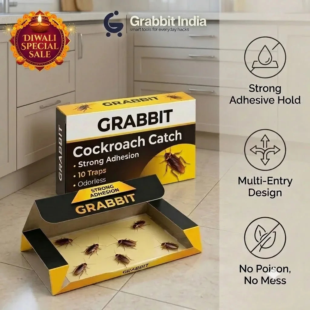 RoachCatch™ - Cockroach Trap | Strong Glue | Pack of 10