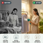 PressPro™ - Handheld Steam Iron | Garment Steamer | 30-Sec Wrinkle-Free
