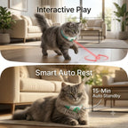 LaserChase - Interactive Cat Laser Collar | Active Indoor Play | Hands-Free