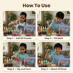 AquaMold — Magic 3D Craft Kit | Create Colourful Figures | Creative Learning