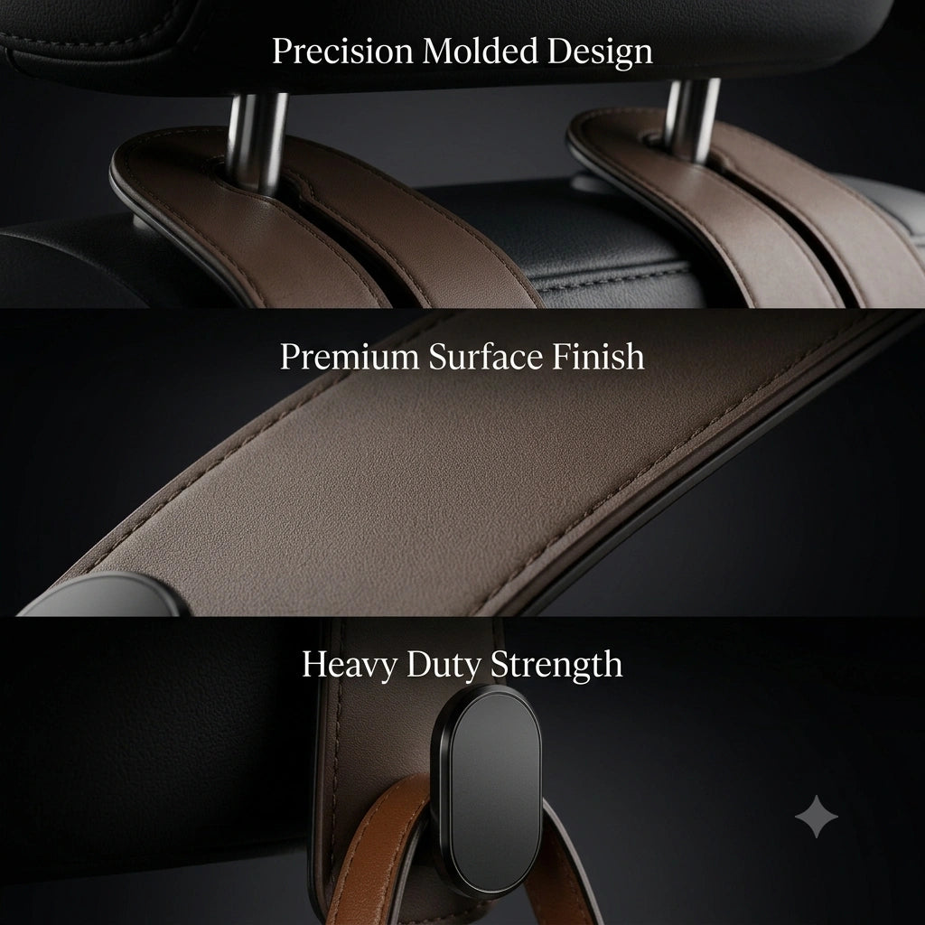 BagBuddy - Car Headrest Bag Holder | Secure Hanging | Easy Organisation | Premium