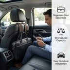 BagBuddy - Car Headrest Bag Holder | Secure Hanging | Easy Organisation | Premium