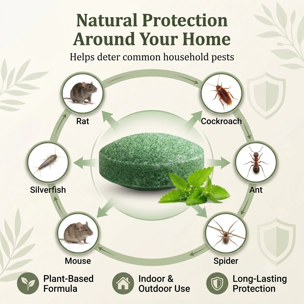 HomePestGuard - Natural Rodent Repellent | Herbal | Multi-Space Use