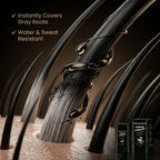 RootRescue - Instant Hair Filler | 2-in-1 Touch-up Comb | Emergency Hair Dye | Weatherproof