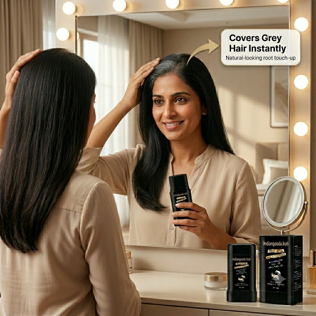 RootRescue - Instant Hair Filler | 2-in-1 Touch-up Comb | Emergency Hair Dye | Weatherproof