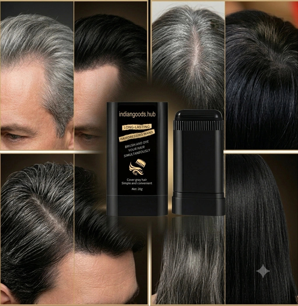 RootRescue - Instant Hair Filler | 2-in-1 Touch-up Comb | Emergency Hair Dye | Weatherproof