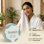 TravelTowel — Pocket-Size Cotton Towel | Expands with Water | 56 × 28 in