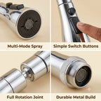 TapTwistJet -  Water Nozzle | Adjustable Angle | Quick Connect | Easy Cleaning