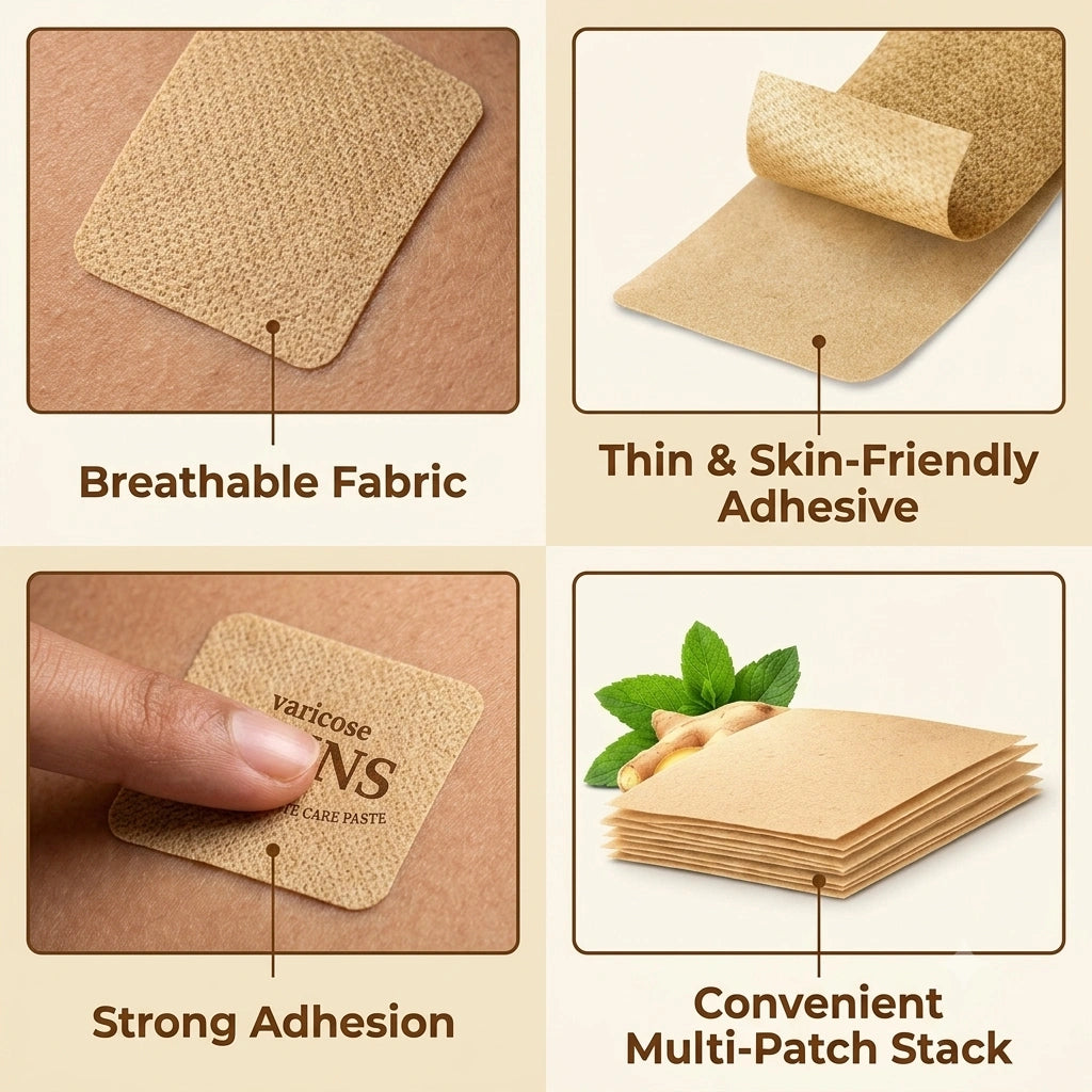 VeinEase — Varicose Veins Patches | Herbal Formula | Targeted Support