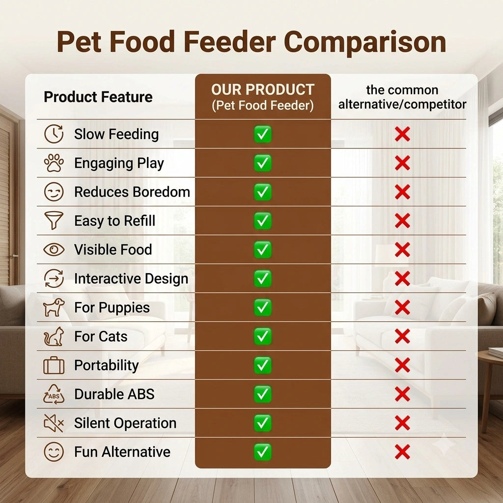 PawPress - Interactive Pet Feeder | Press-to-Release Treats | Slow Eating