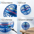 AeroSpin™ - Boomerang LED Ball | Sensor Hover | Auto-Return | Kid Safe