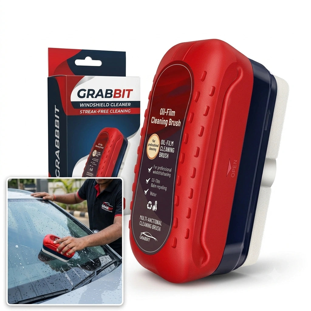ClearView — Oil Film Cleaning Brush | Windshield Defogger | Anti-Glare  Sponge