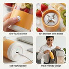 NutriBlend™ - Portable Electric Mixer | Bottle Blender | Fast Blades | Cord-Less