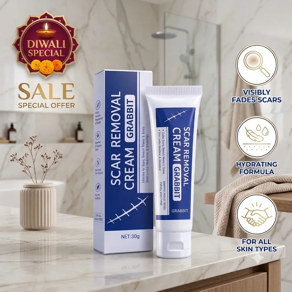 DermaCream™ — Scar Removal Cream  | Keloid & Stretch Mark Care | Softening & Flattening