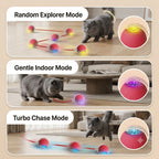 ChaseBall - Auto Movement | Rechargeable Pet Ball | Self Moving Design |  Electronic Pet Toy Ball