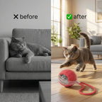 ChaseBall - Auto Movement | Rechargeable Pet Ball | Self Moving Design |  Electronic Pet Toy Ball