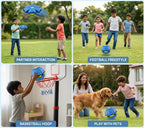 FlipSphere - Bounce Ball | Dual-Shape Design | 6 LED Lights