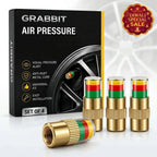 PressureGuard™ - Air Valve Caps | Color Indicator | Universal Fit
