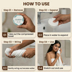 TravelTowel — Pocket-Size Cotton Towel | Expands with Water | 56 × 28 in