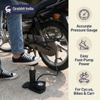 AirPress — Portable Air Pump | Pressure Gauge | Foot-Operated | Anti-Slip Pedal |