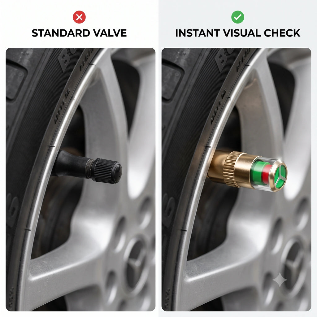 PressureCap — Air Valve Caps | Color Indicator |  Universal Fit