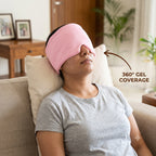 ReliefWrap - Migraine Relief Cap | 360° Gel Coverage | Dual Temperature | Soft Ice-Silk