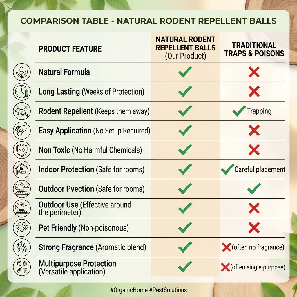 HomePestGuard - Natural Rodent Repellent | Herbal | Multi-Space Use