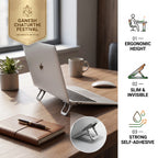 DeskLift™ - Compact Laptop Legs | Ergonomic Incline & Enhanced Airflow | Strong Stick | Lightweight Metal
