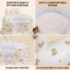 BabyNest - Premium Toddler Sofa | 360° Safety Support | Portable Inflatable Design