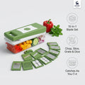 SmartChop -  15-in-1 Vegetable Chopper | Steel Blades | Catch Container