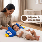 HeadHug - Baby Head Support Pillow | Adjustable Ergonomic Fit | Soft Cotton Comfort
