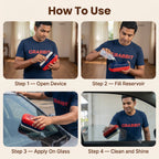 ClearView — Oil Film Cleaning Brush | Windshield Defogger | Anti-Glare  Sponge