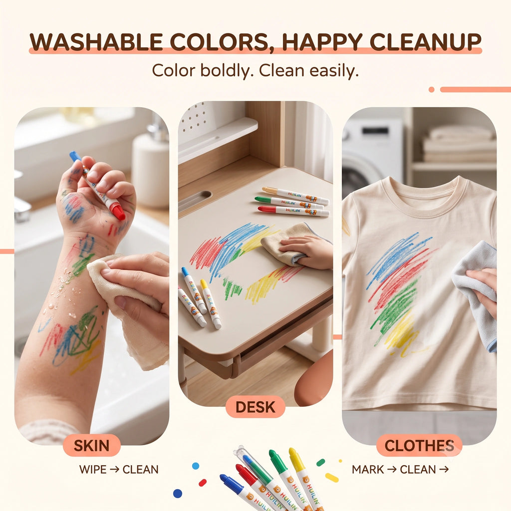 TinyTwist - 12 Vibrant Colors  | Twistable Crayons | Mess-Free | Easy to Use