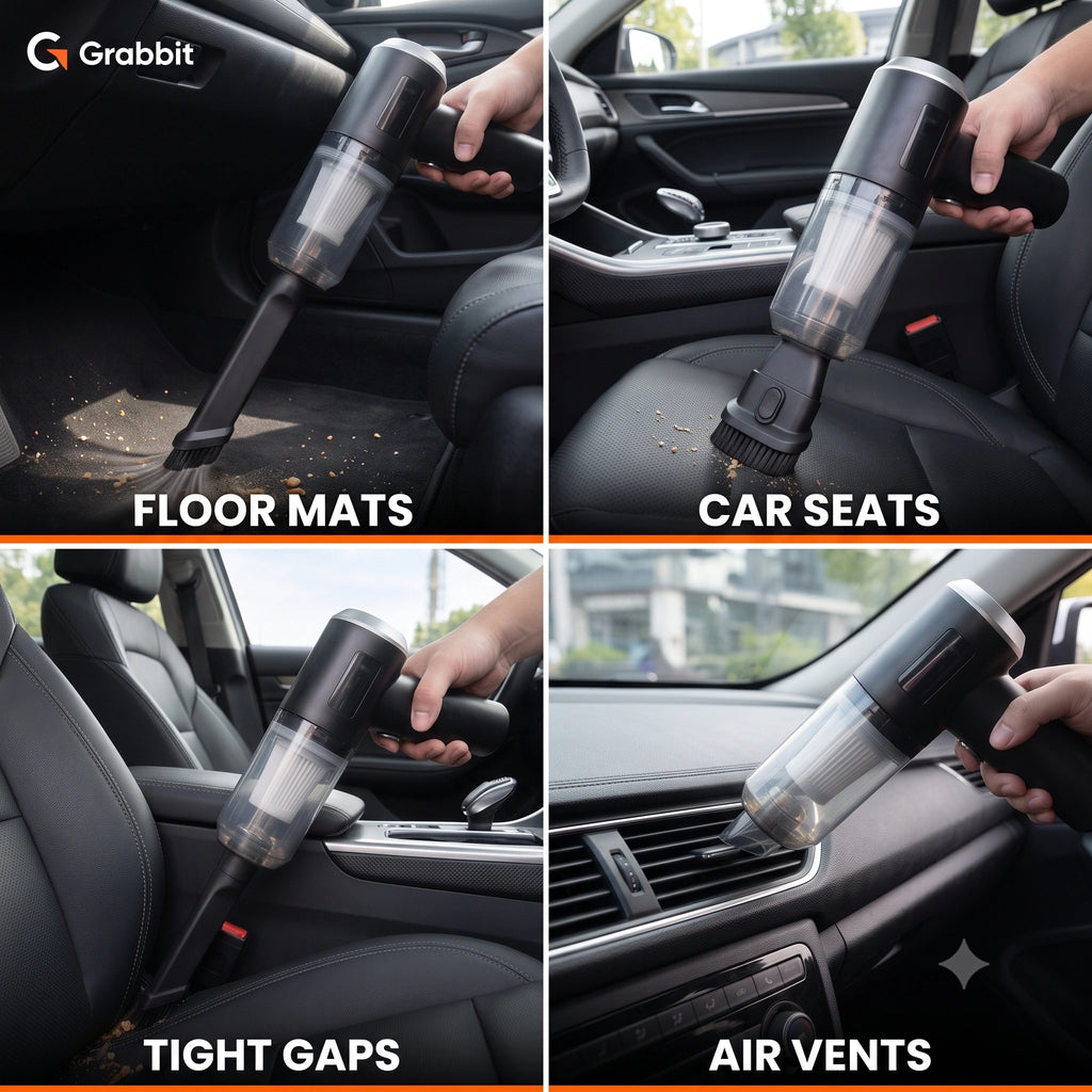 3in1Vaccum — Wireless Car Vacuum & Blower | HEPA Filter | Multi-Purpose Cleaning