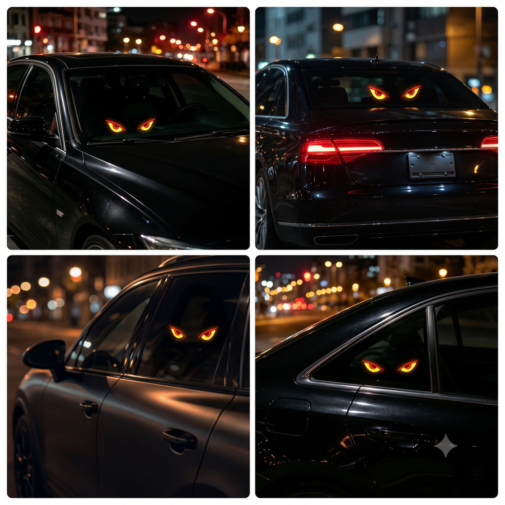 EvilEye — Windshield Decor Light | Solar & USB Powered | Wireless LED